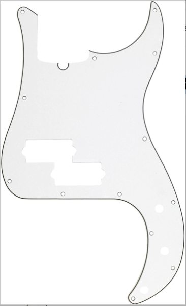 Fender 13-Hole Multi-Ply Precision Bass® Pick Guard White
