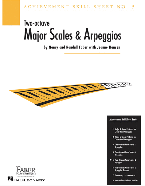 Achievement Skill Sheet No. 5: Two-Octave Major Scales & Arpeggios