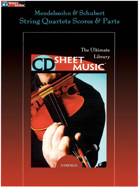 CD Sheet Music The Ultimate Library String Quartets Scores & Parts