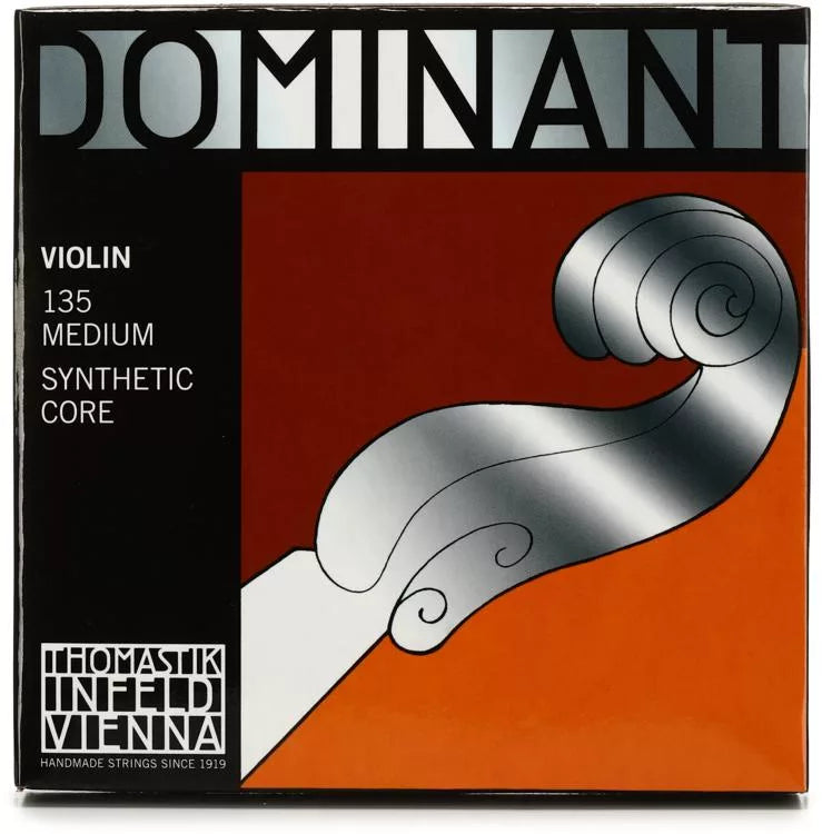 Thomastik-Infeld 135 Dominant Violin String Set - 4/4 Size with Aluminum Wound Ball-end