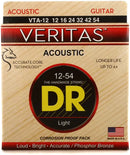 DR Strings VTA-12 Veritas Phosphor Bronze Acoustic Guitar Strings - .012-.054 Light