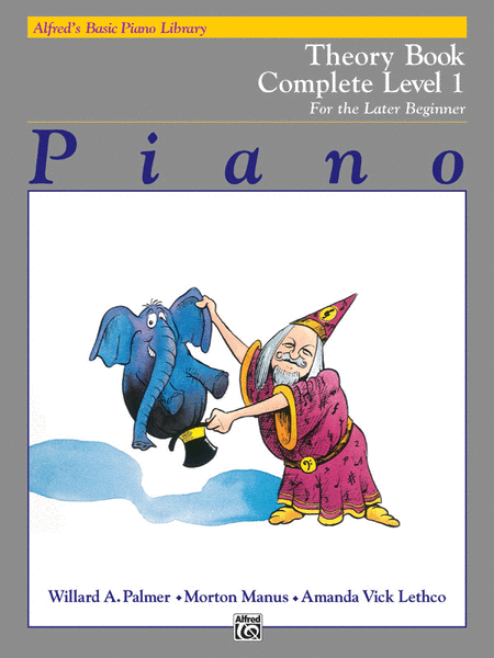 Alfred's Basic Piano Course - Theory Book - Complete Level 1
