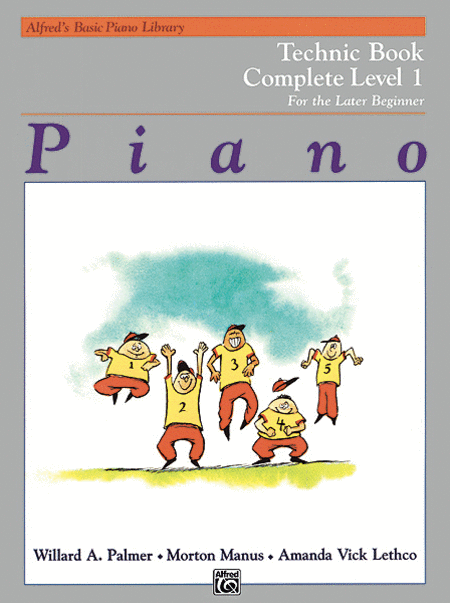 Alfred's Basic Piano Course - Technic Book - Complete Level 1
