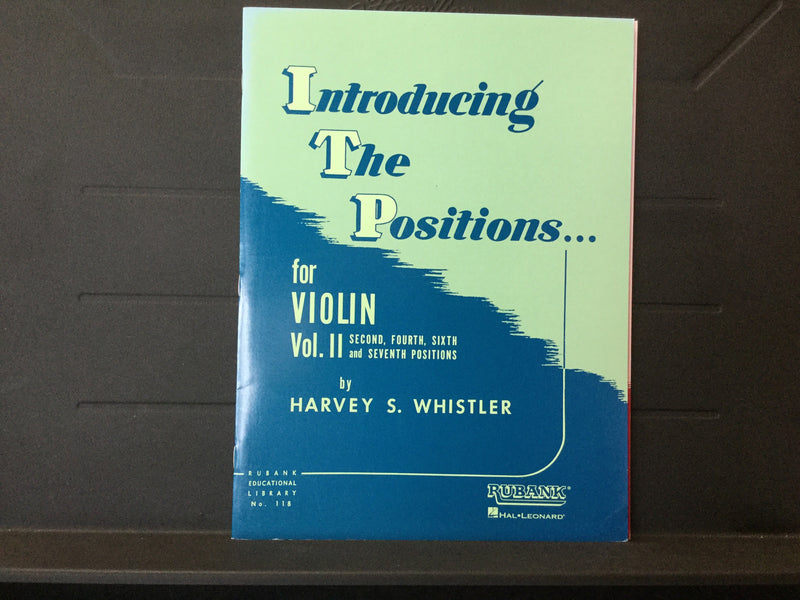 Introducing The Positions for Violin Volume 2