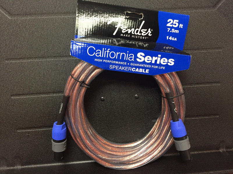 Fender 14 GA Speaker Cable Speakon to Speakon - 25 ft