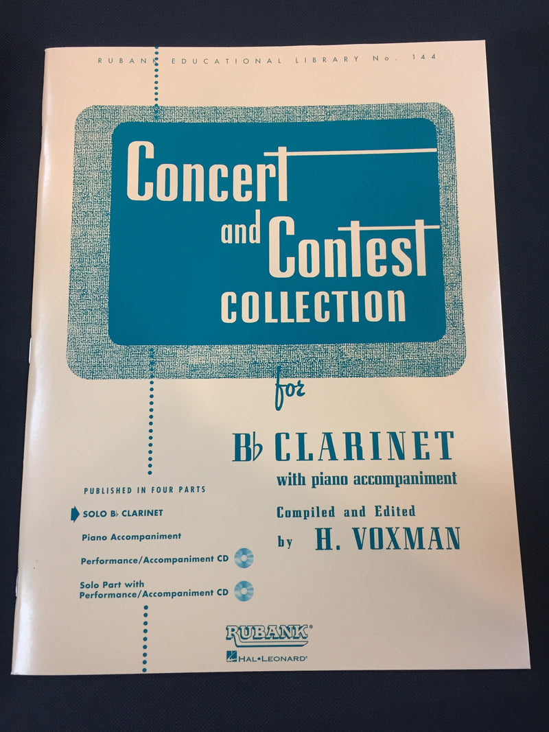 Concert And Contest Collection For Bb Clarinet