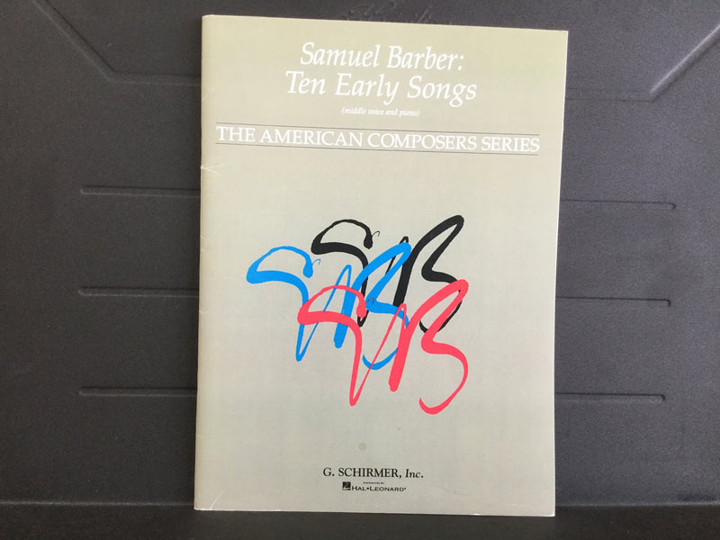 Samuel Barber: Ten Early Songs