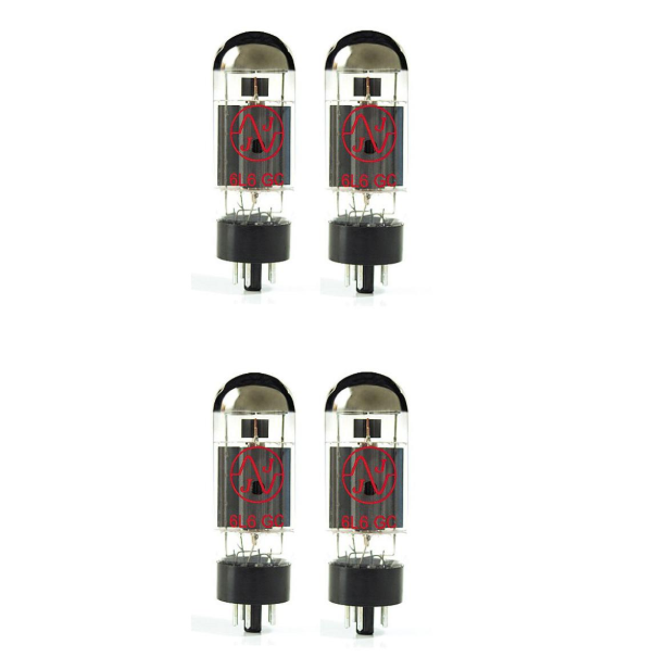 JJ Tubes 6L6GC Power Vacuum Tube, Matched Quad