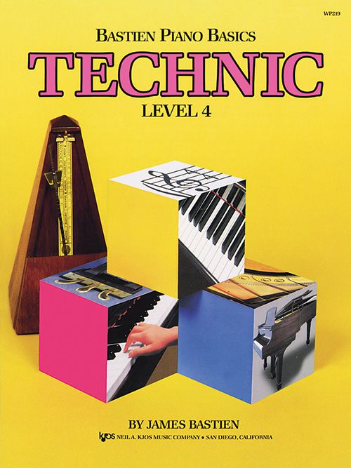 Bastien Piano Basics: Technic - Level 4 Composed by James Bastien